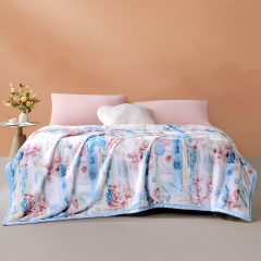 富安娜（FUANNA）家纺毛毯保暖冬季加厚花镜200*230cm