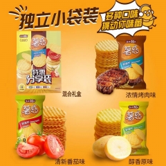 焙烤薯片混合口味 (醇香原味+浓情烤肉味+清新番茄味) 18...